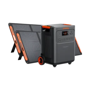 Jackery HomePower 3600 Plus Portable Power Station with 2x 200W Solar Panels, 3600W AC Output, 3584Wh LFP Solar Generator, Expandable up to 21kWh, Essential Home Backup for Home Use, Emergencies, RV