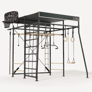 Vuly Small Quest 2.1 Monkey Bars with Instant-Dry Mesh and Shade Roof