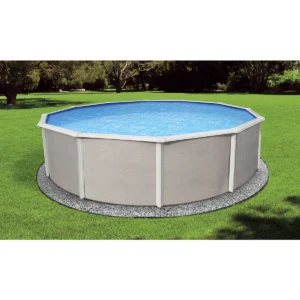 Blue wave 24′ x 52″ Round Belize Above Ground Swimming Pool